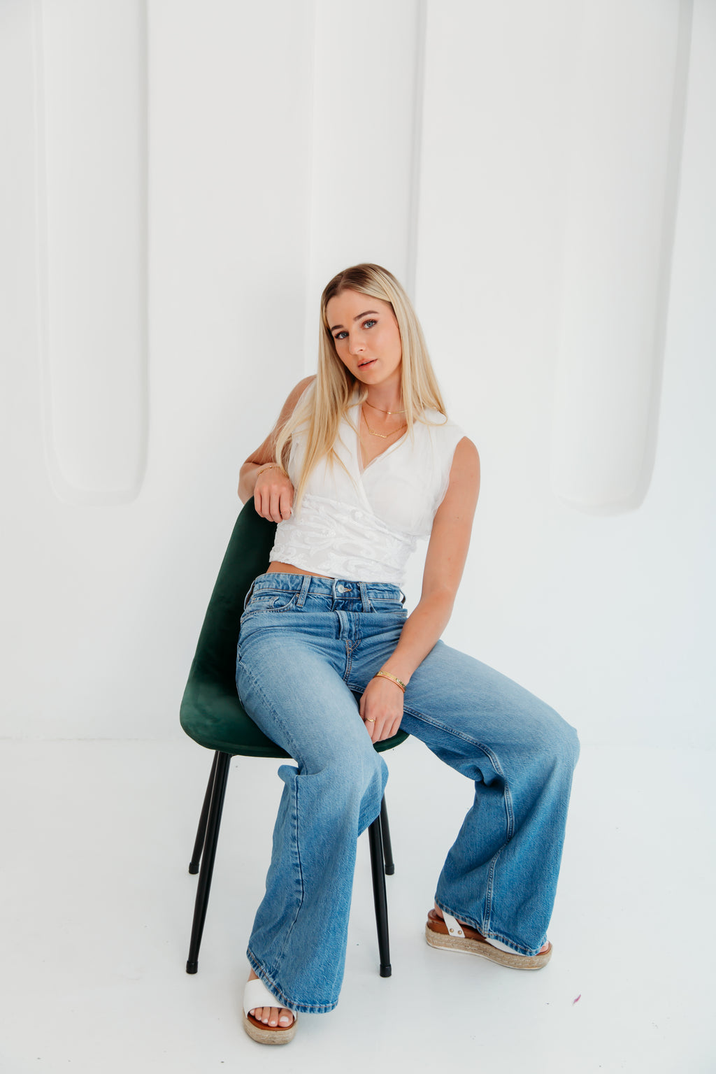 Genevive Top (White)