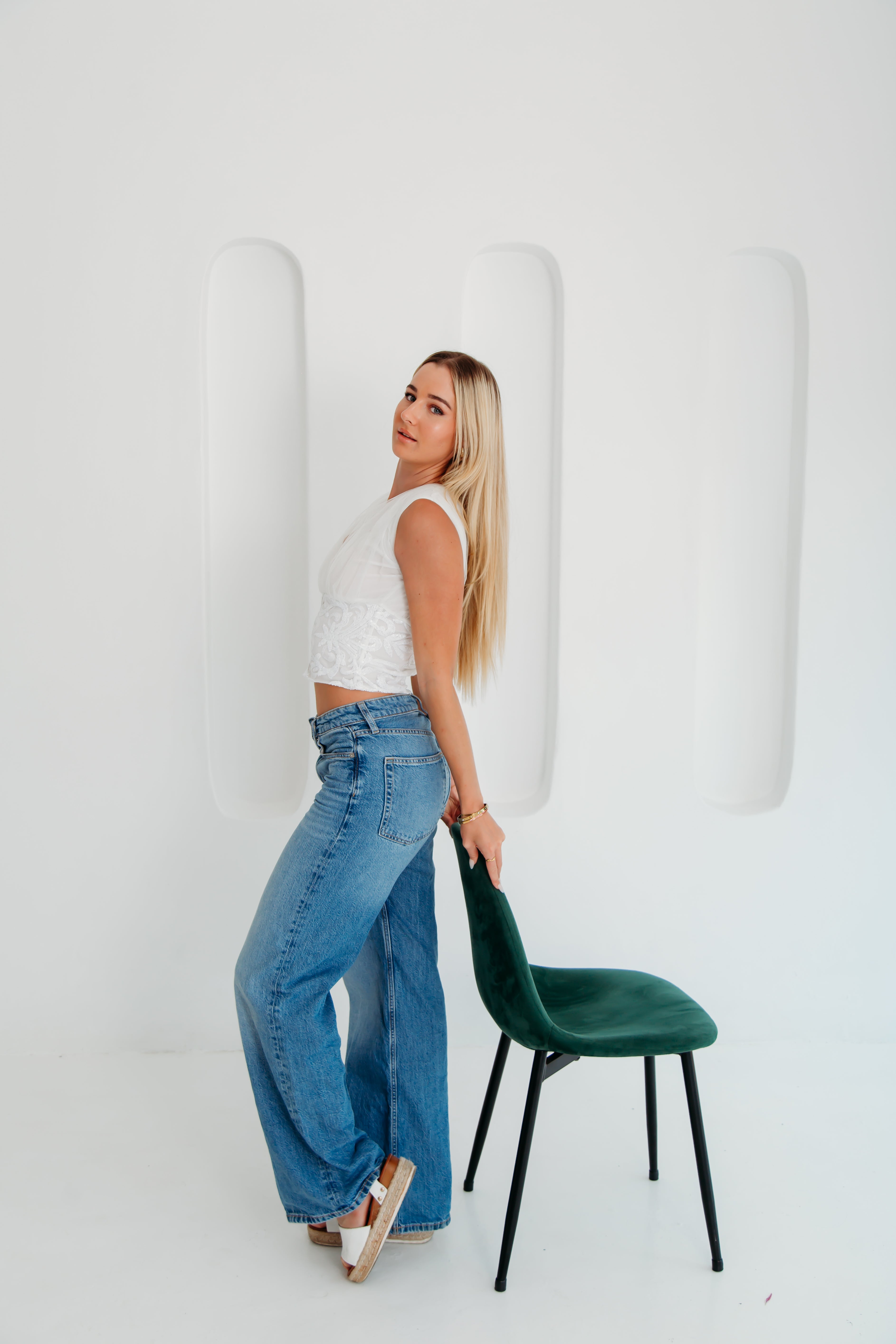 Genevive Top (White)