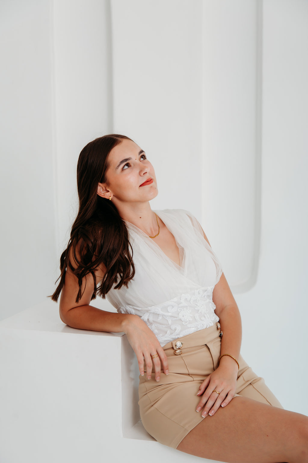 Genevive Top (White)