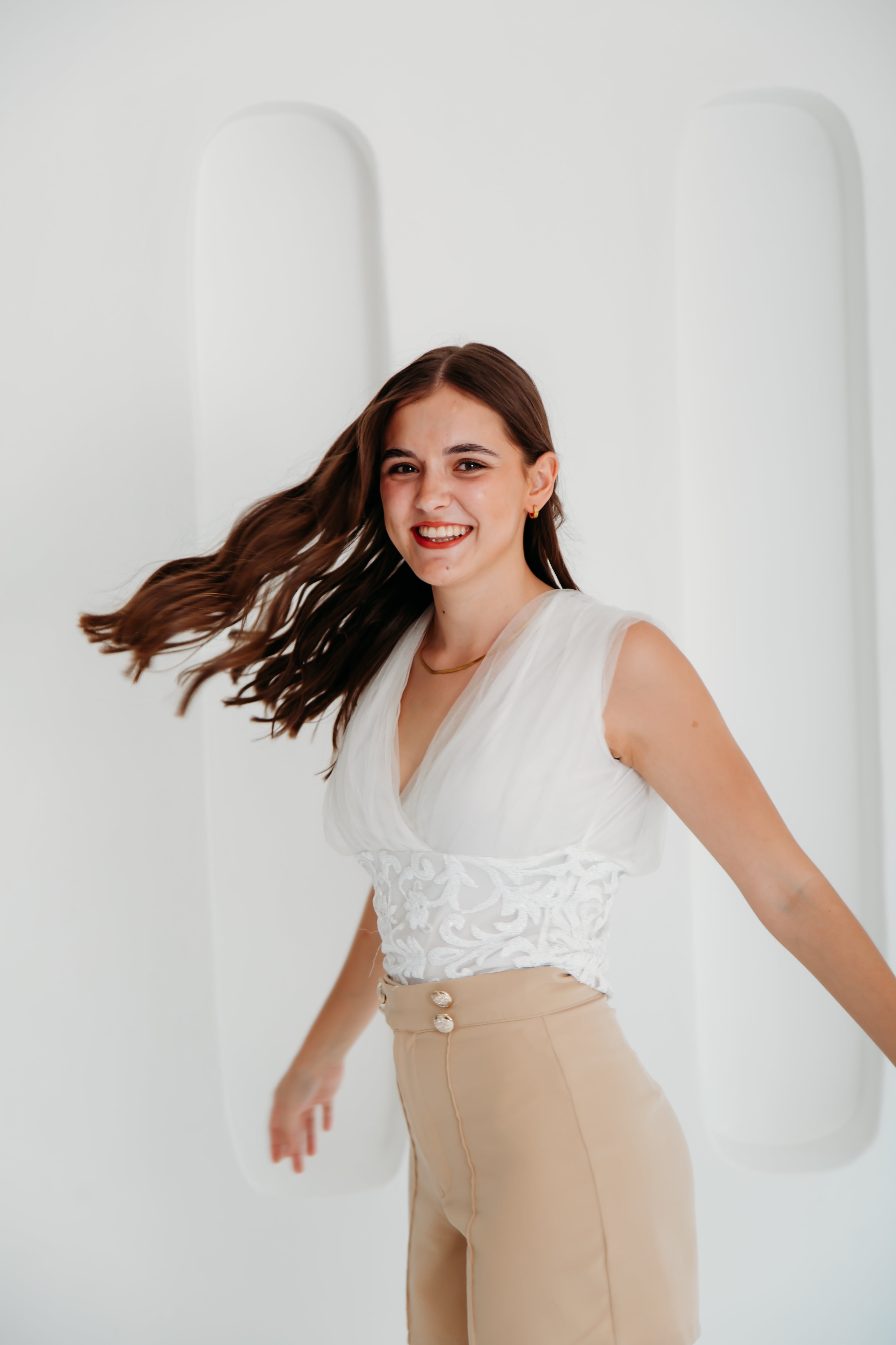 Genevive Top (White)